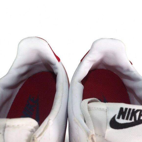 Nike Classic Cortez Leather 'White Red' Casual Sneakers 807471-103 Women's 7 - Picture 11 of 11